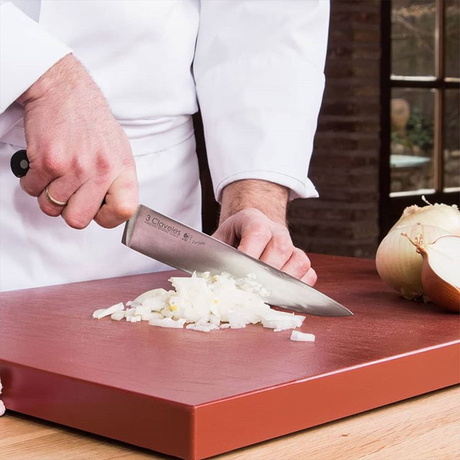  3 Claveles Cuchillo de cocina profesional Kimura