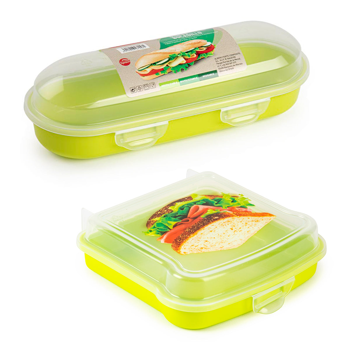 Porta Sandwiches - BPA Free - Tienda Oficial Plastic Forte