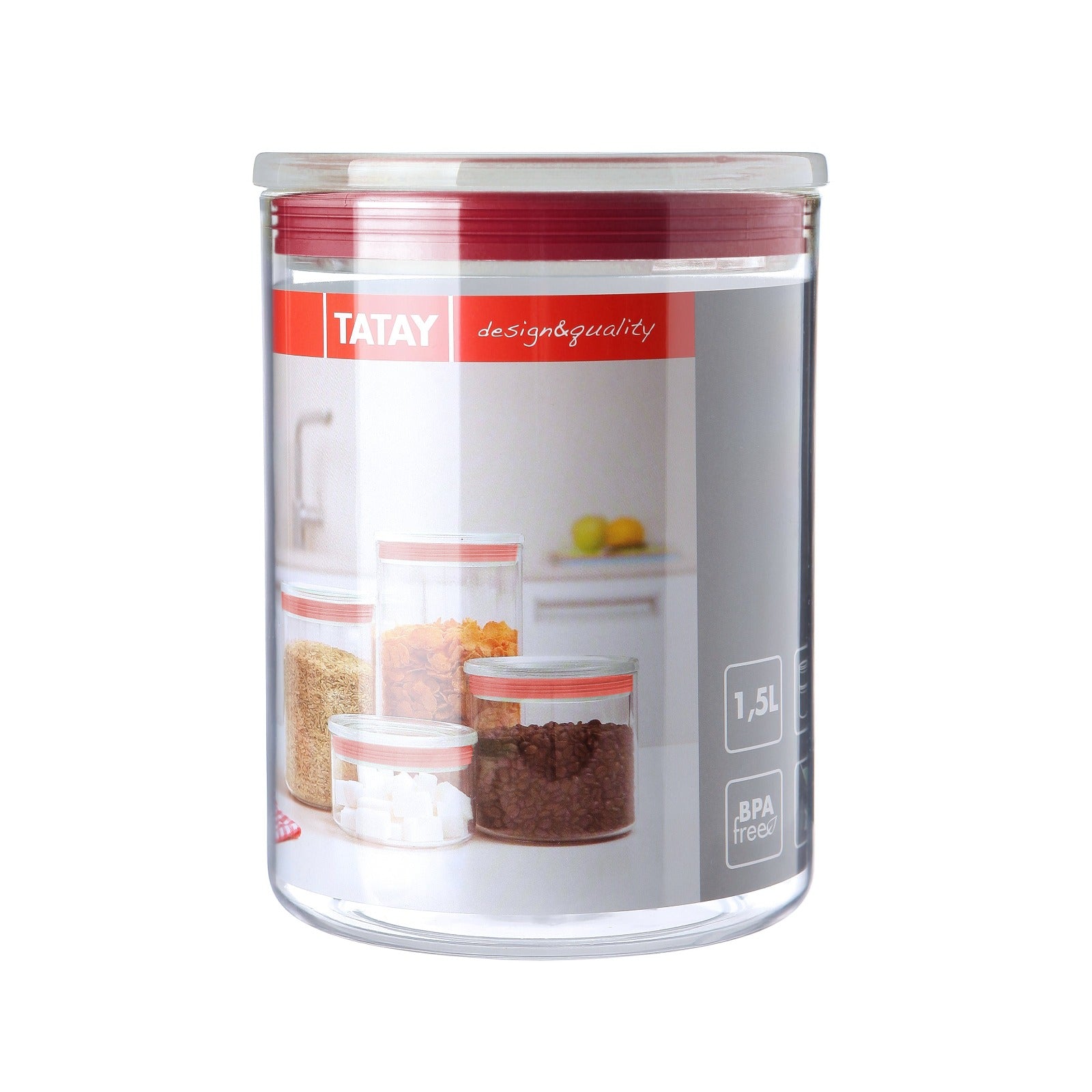 Botes Cocina Almacenaje de Plástico - Cajas de Almacenamiento de Alimentos  Reutilizables con Tapa Hermética - Recipientes para alimentos Set de 24  -Tarros sin BPA - 0,8L*6 - 1,4L*12 - 2L*6 : : Hogar y cocina
