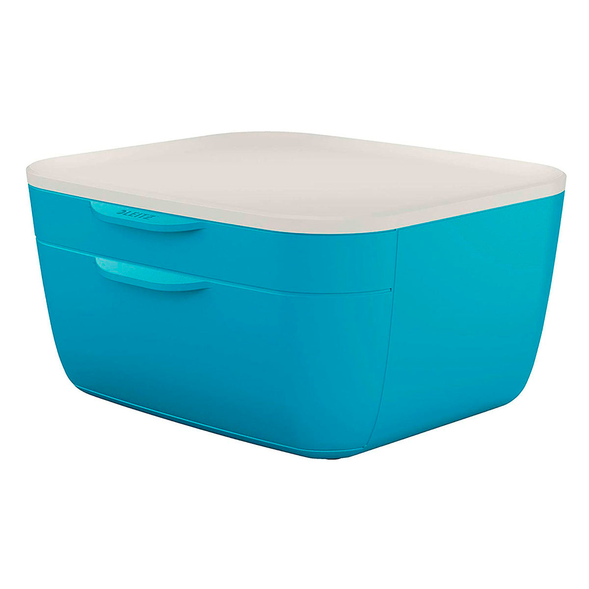 LEITZ Cosy - Cajonera de Sobremesa con 2 Compartimentos, Azul