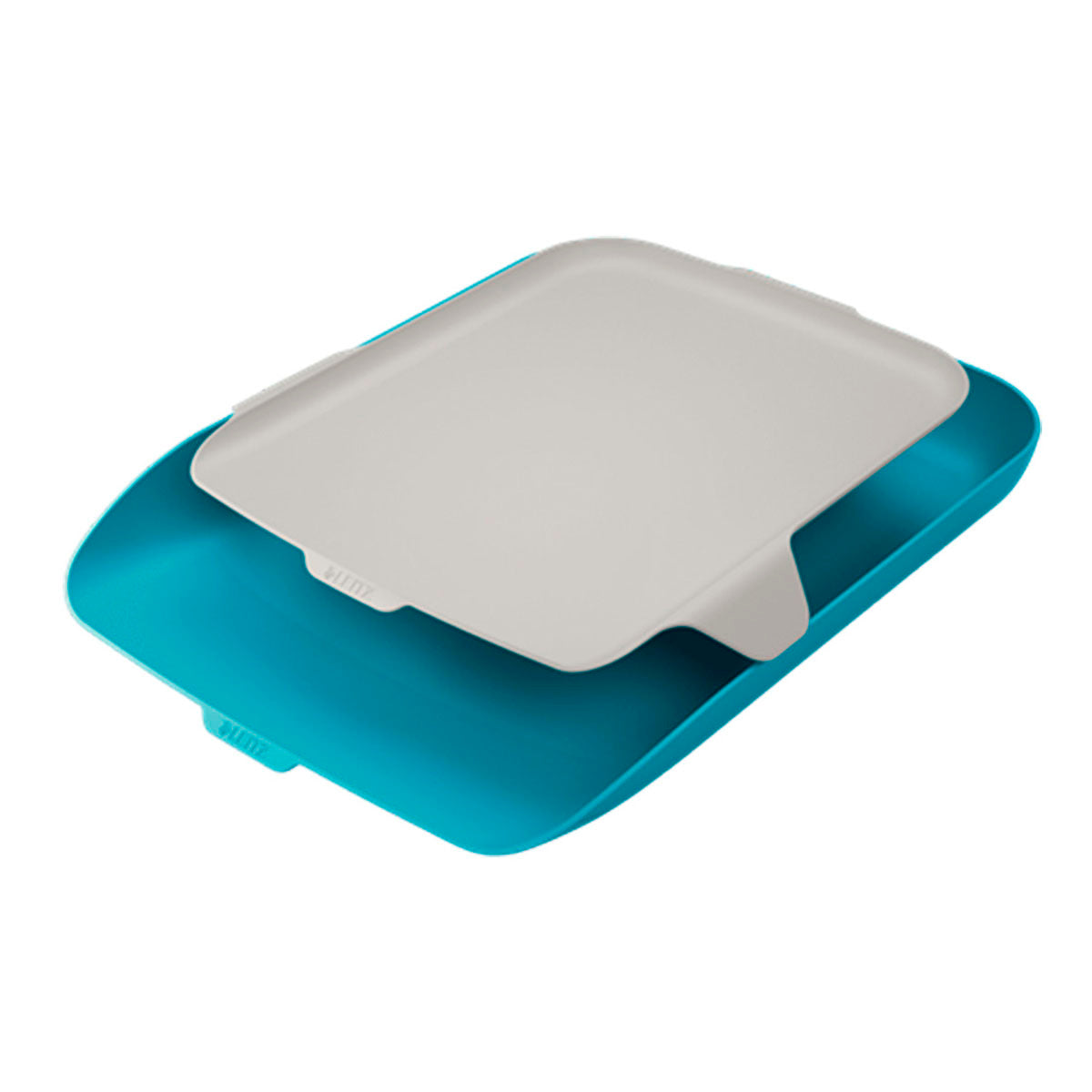 LEITZ Cosy - Bandeja Doble Para Cartas y Organizador de Sobremesa, Azul