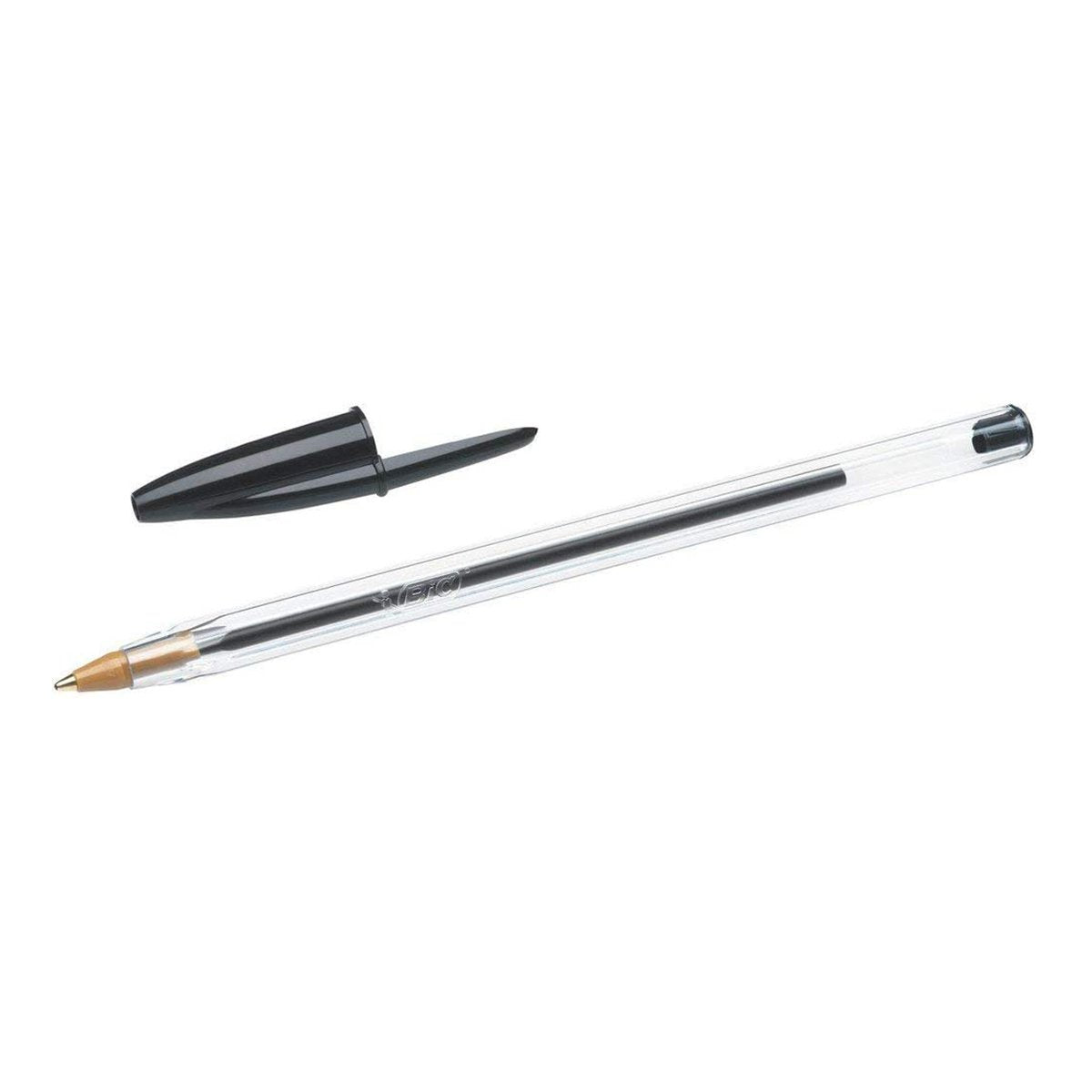 BIC - Set de 10 Bolígrafos Cristal Original Medium de Tinta de Aceite. Negro