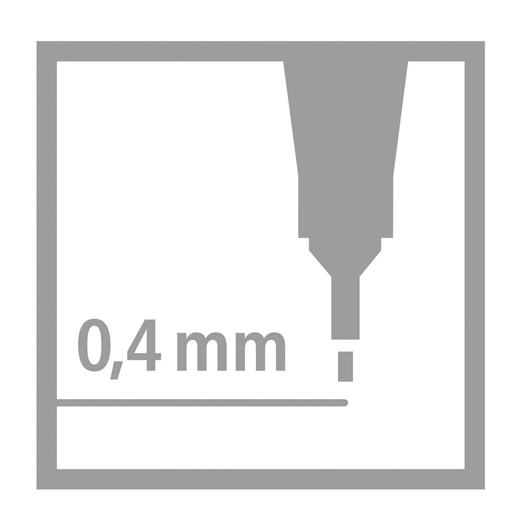 STABILO 88/6 - Estuche con 6 Rotuladores de Punta Fina Point 88, Colores Surtidos