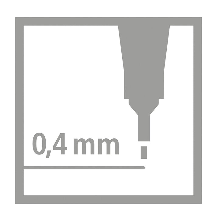 STABILO 88/6 - Estuche con 6 Rotuladores de Punta Fina Point 88, Colores Surtidos