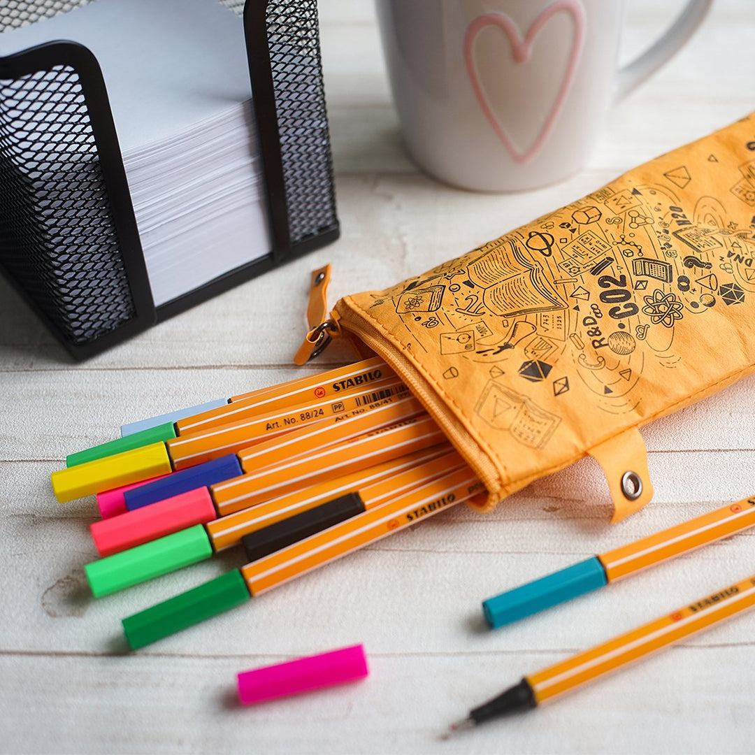 STABILO 8820-41 - Estuche en Papel Reciclado Lavable con 20 Rotuladores Point 88