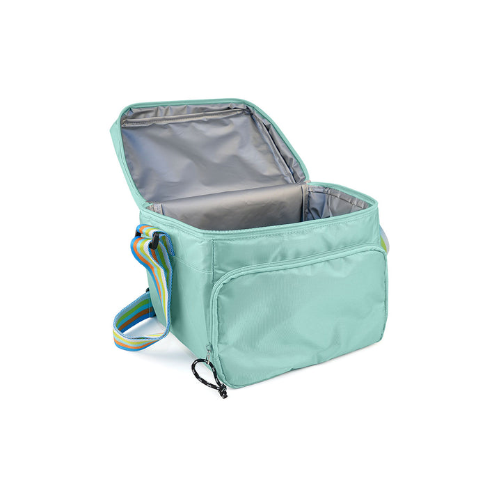 IRIS Summer - Nevera Portátil de 12L con Cinta Regulable. Menta