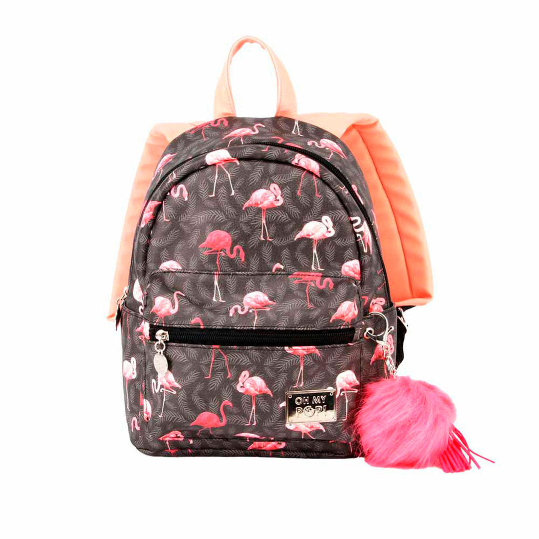 OH MY POP! Fashion PQ - Mochila Urbana con Compartimiento Principal y Bolsillo Delantero modelo Flaminpop