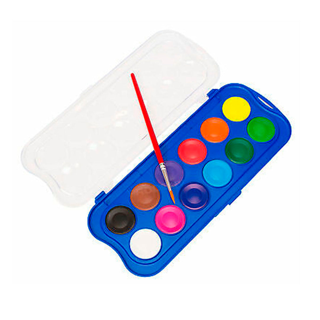 GIOTTO - Estuche de Acuarelas, 12 Colores Brillantes e Intensos 