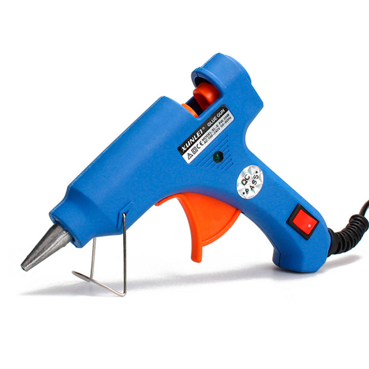 LIDERPAPEL - Pistola Termofusible Mini y 2 Barras de Repuesto 