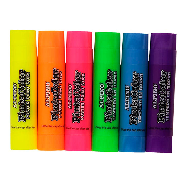 ALPINO PintaColor - Estuche de 12 Temperas Sólidas en Barra