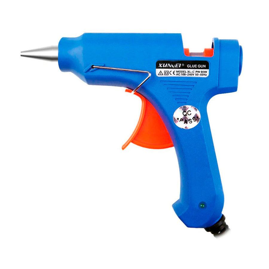 LIDERPAPEL - Pistola Termofusible Mini y 2 Barras de Repuesto 