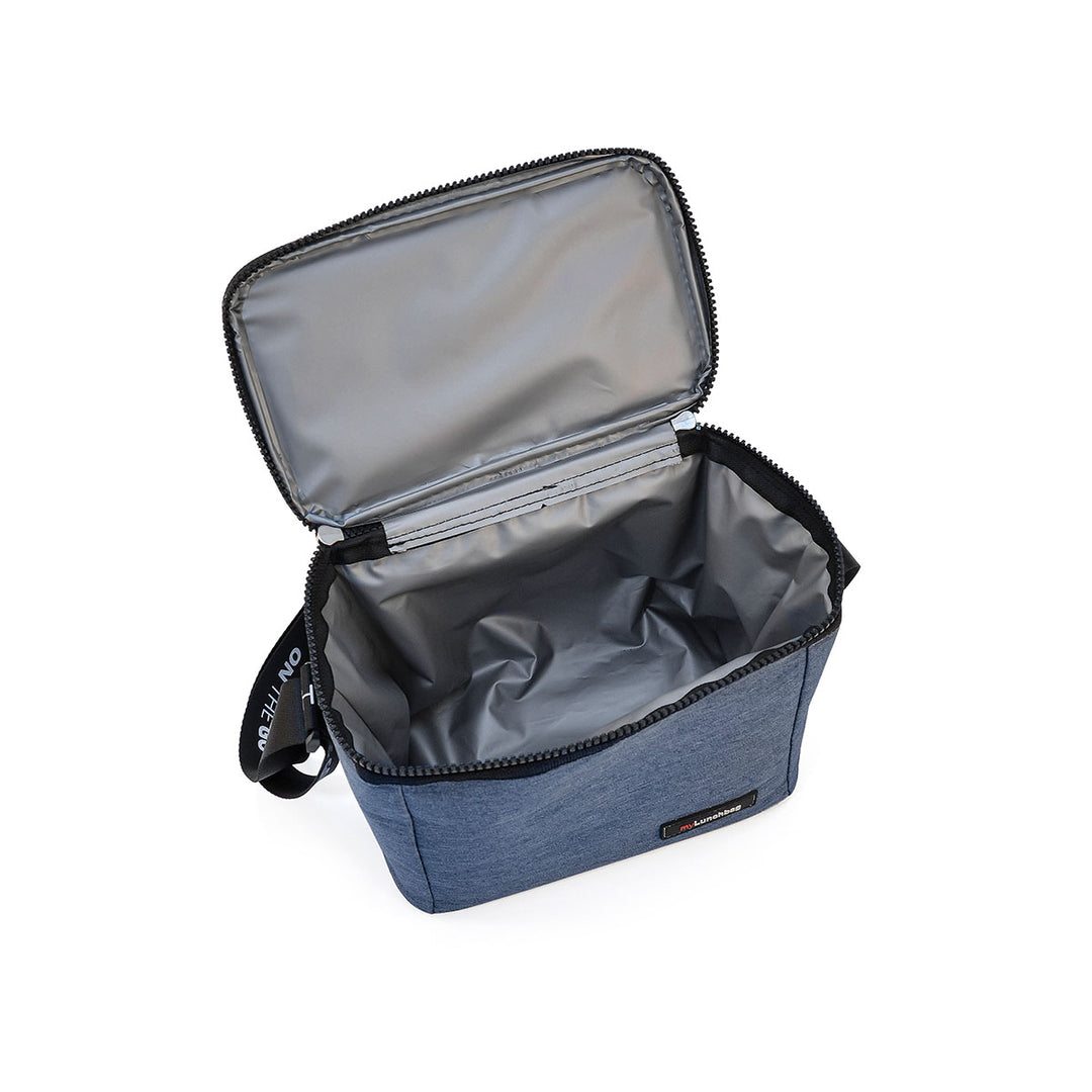 IRIS On the Go - Bolsa Térmica Porta Alimentos 4L con Asa Regulable. Azul