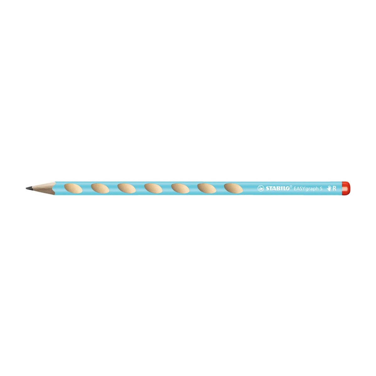 STABILO B-56671-3 - Set Escolar 2 Lápices de Grafito Ergonómicos EASYgraph con Goma y Sacapuntas, Diestros