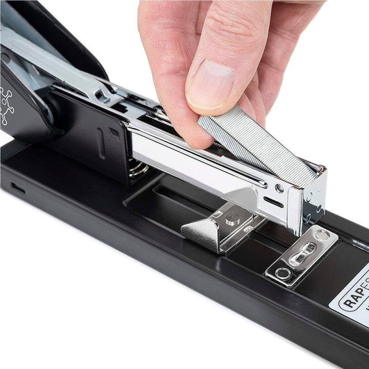 RAPESCO - Grapadora Rapesco Eco HD-100 Capacidad 100 Hojas Grapas 24/6-8 y 923/6-13 Color negro