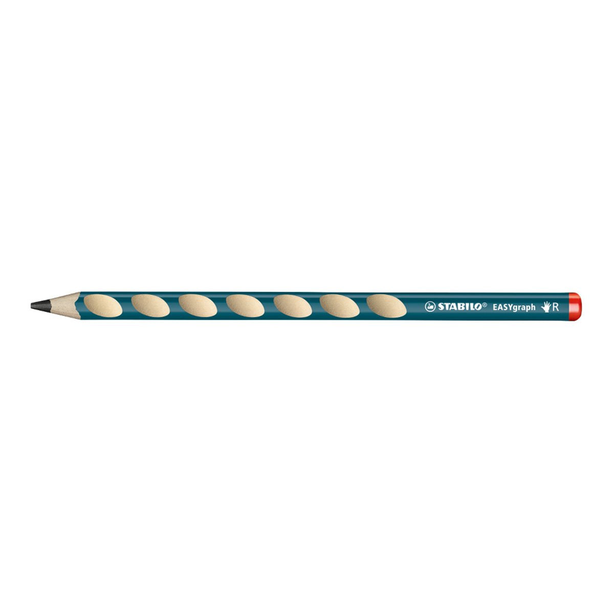 STABILO 322/HB - Lápiz de Grafito Triangular Ergonómico EASYgraph, Diestros