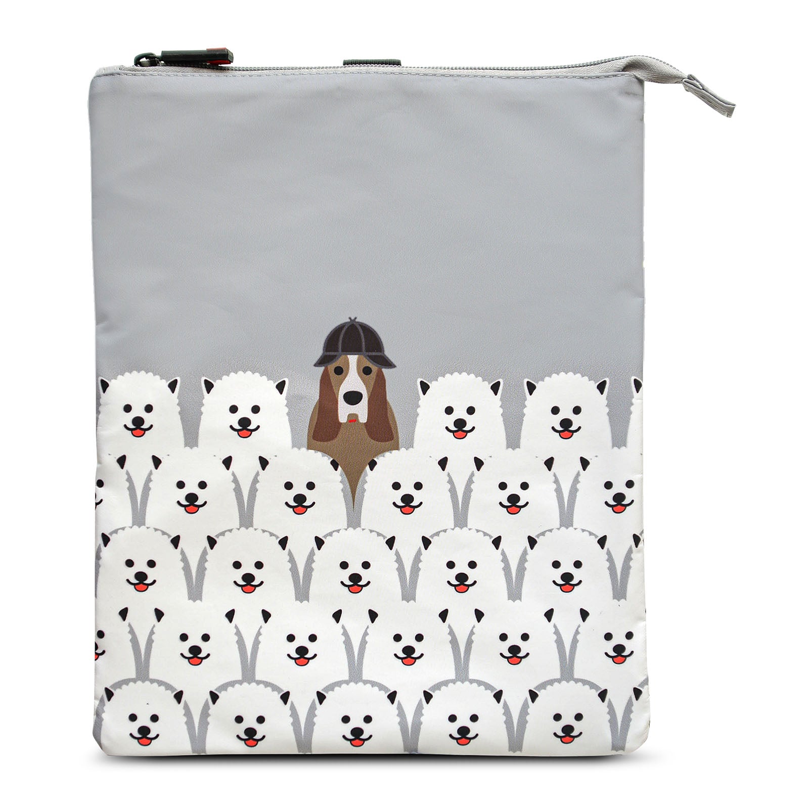 IRIS Snack Bag Friends - Bolsa Porta Meriendas Infantil Flexible y Plegable. Dogs.