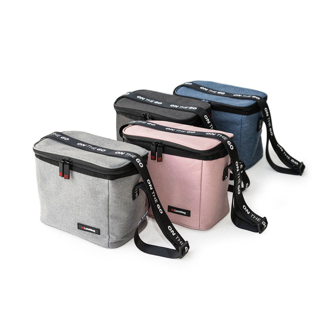 IRIS On the Go - Bolsa Térmica Porta Alimentos 4L con Asa Regulable. Azul