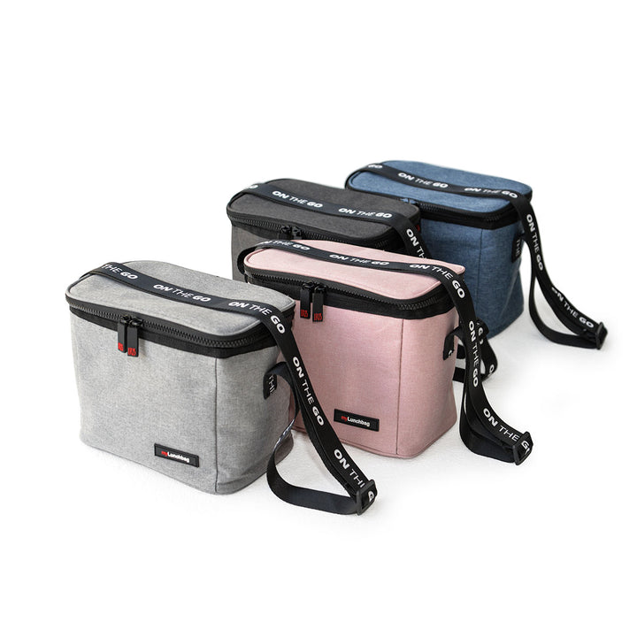 IRIS On the Go - Bolsa Térmica Porta Alimentos 4L con Asa Regulable. Azul