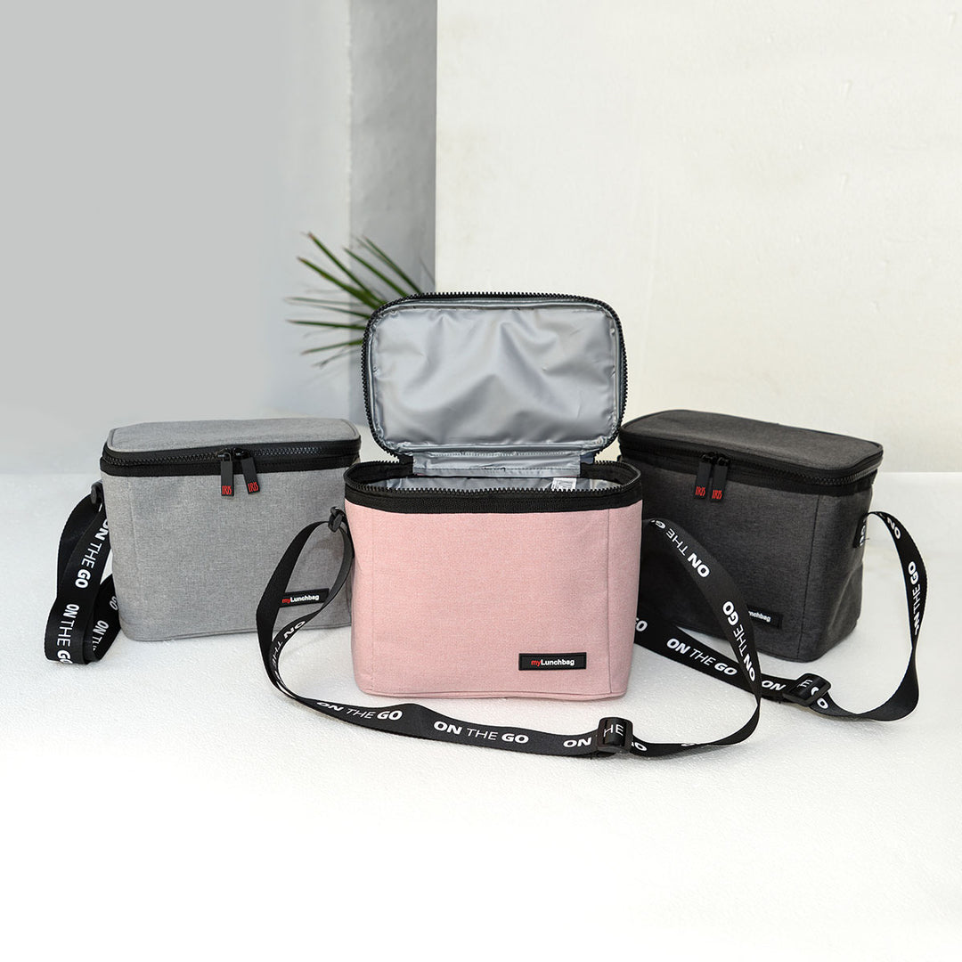 IRIS On the Go - Bolsa Térmica Porta Alimentos 4L con Asa Regulable. Azul