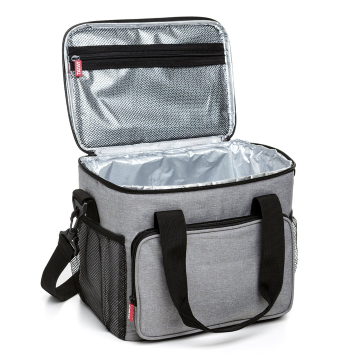 Urban Food Picnic - Bolsa Térmica 11L Color Denim Grey con 3 Enfriadores de Latas