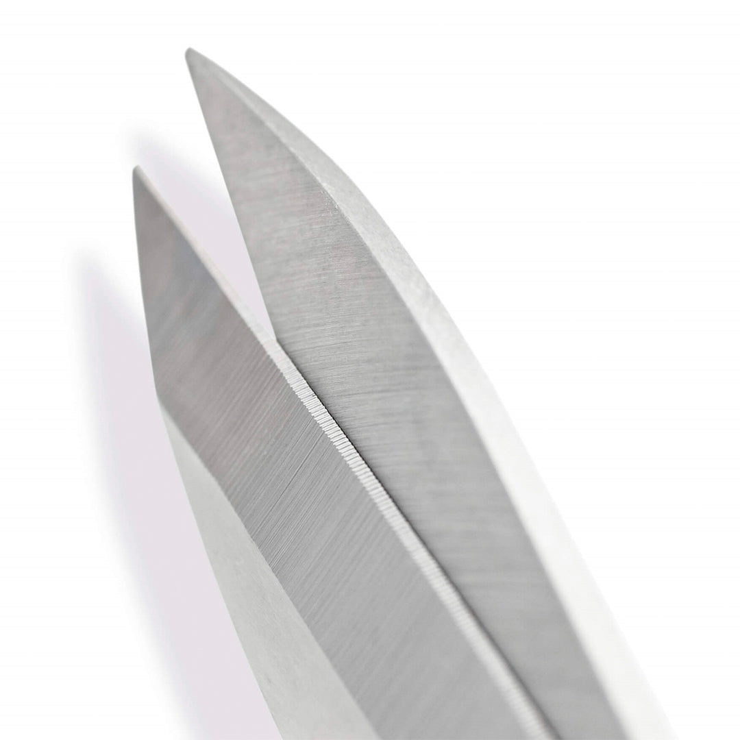 3 Claveles - Tijera Pescado Ergonómica Profesional Micro Dentada de 9.5" 24 cm. Acero Inox.