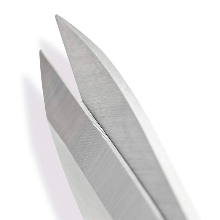 3 Claveles - Tijera Pescado Ergonómica Profesional Micro Dentada de 9.5" 24 cm. Acero Inox.