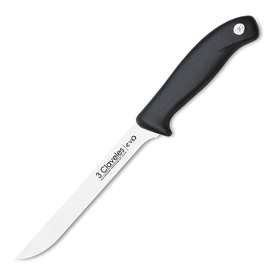 3 Claveles EVO - Cuchillo Deshuesador de 15 cm Acero Inoxidable Mango Polipropileno