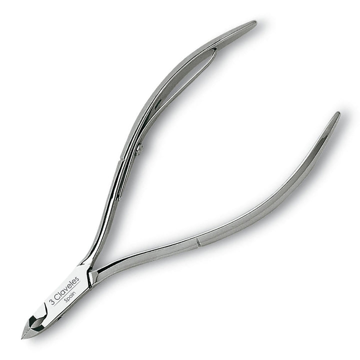 3 Claveles - Alicate Cutículas Mach. 11.5 cm Corte 5 mm. Acero al Carbono Forjado en Caliente