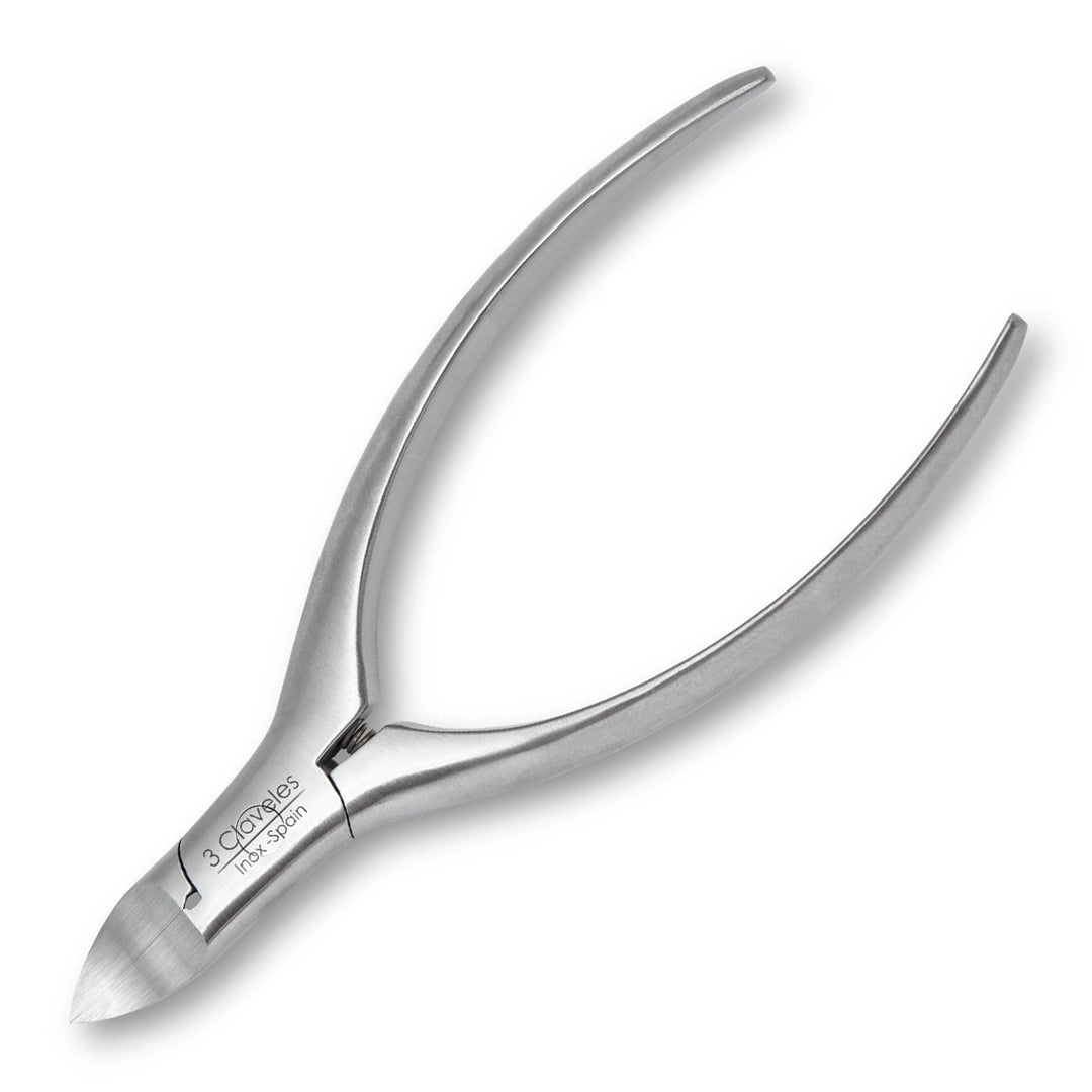 3 Claveles - Alicate Pedicuro 14 cm en Acero Inoxidable Fundición a Presión Pulido Mate