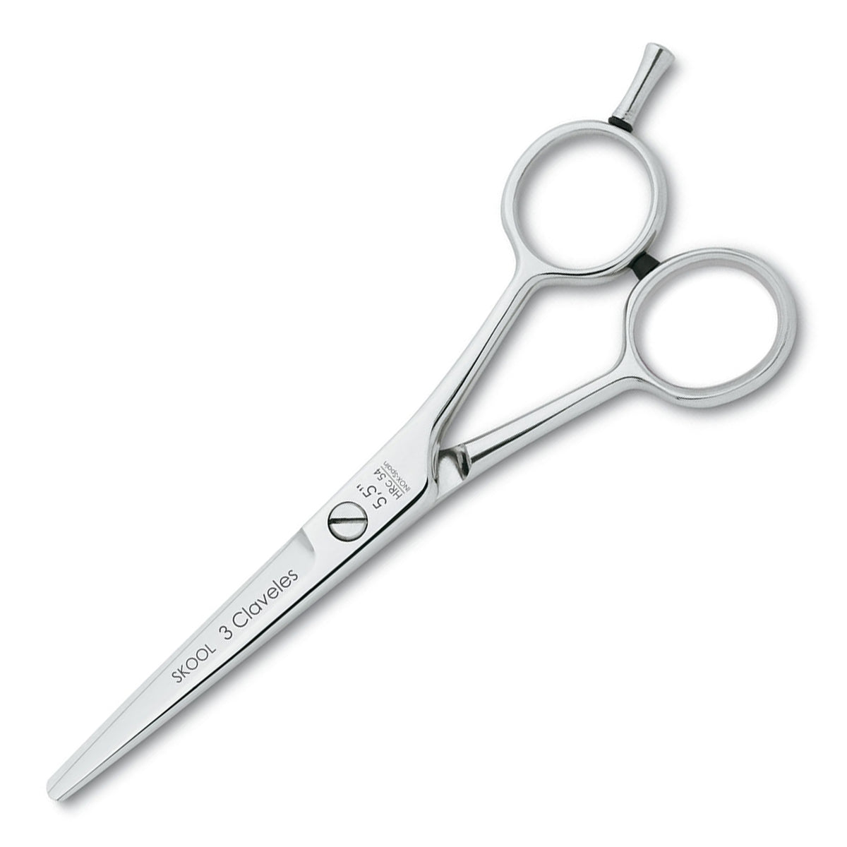 3 Claveles Skool - Tijera Profesional Peluquero 5.5" Filo Microdentado Acero Forjado en Caliente