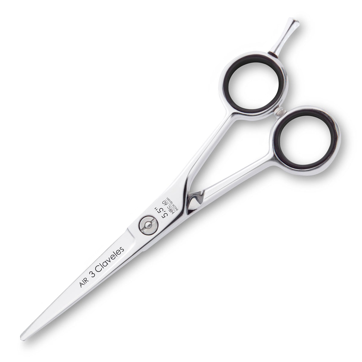 3 Claveles Air - Tijera Profesional Peluquero 5.5" Acero Inox. Filo Suave Forjado en Caliente