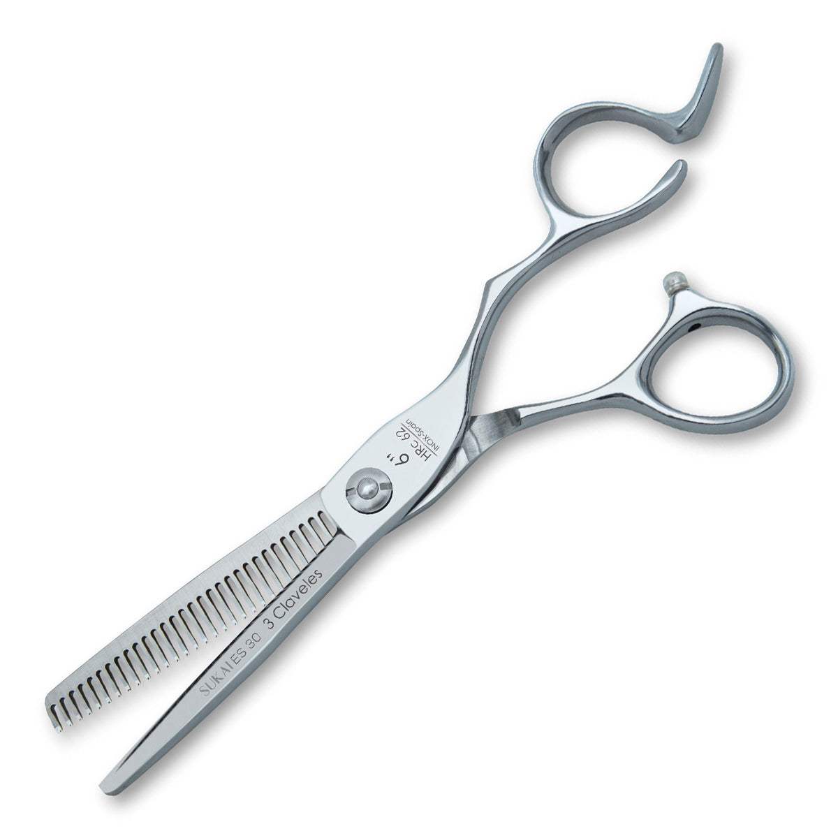 3 Claveles Sukai - Tijera Profesional Peluquero 6" Esculpir ES 30 Acero Forjado en Caliente