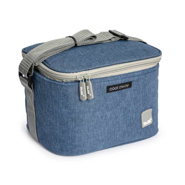 IBILI Dalvik - Kit Bolsa Isotérmica Tricapa 5L y Recipientes de Acero EcoInox de 820 y 480 ml