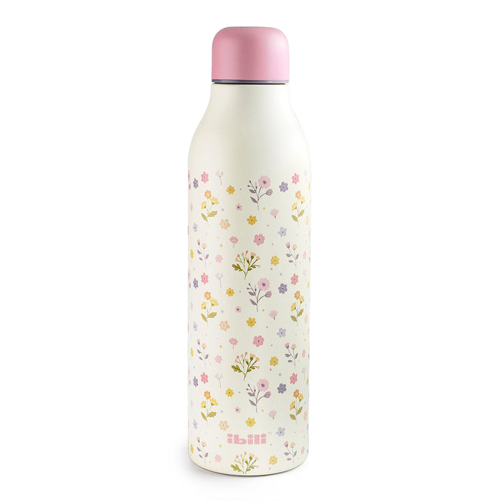 IBILI Smart - Botella Térmica de 0.5L en Acero Inoxidable de Doble Pared. Udaberri Primavera