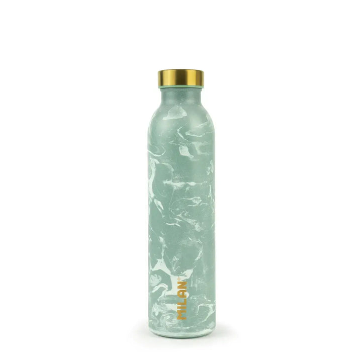 MILAN Lava - Botella Térmica Reutilizable 0.6L en Acero Inoxidable. Verde