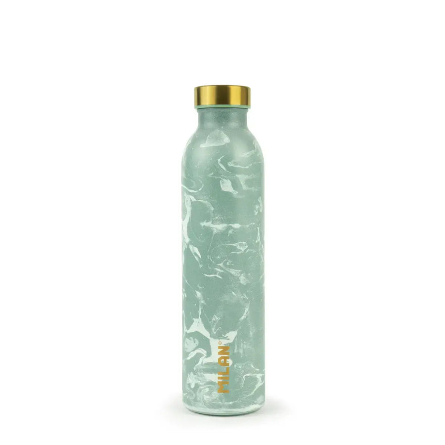 MILAN Lava - Botella Térmica Reutilizable 0.6L en Acero Inoxidable. Verde