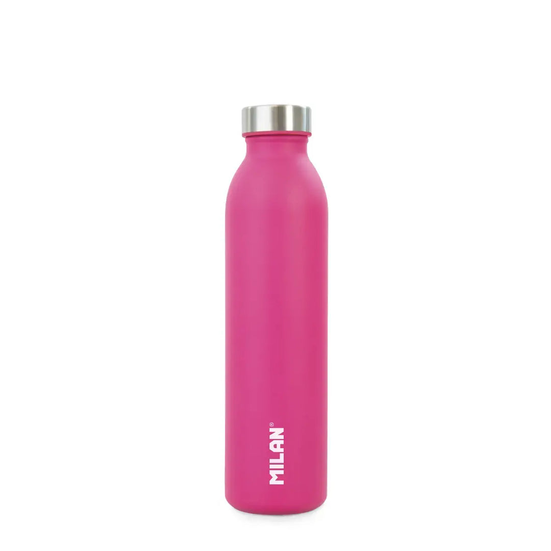 MILAN Acid - Botella Térmica Reutilizable 0.6L en Acero Inoxidable. Rosa