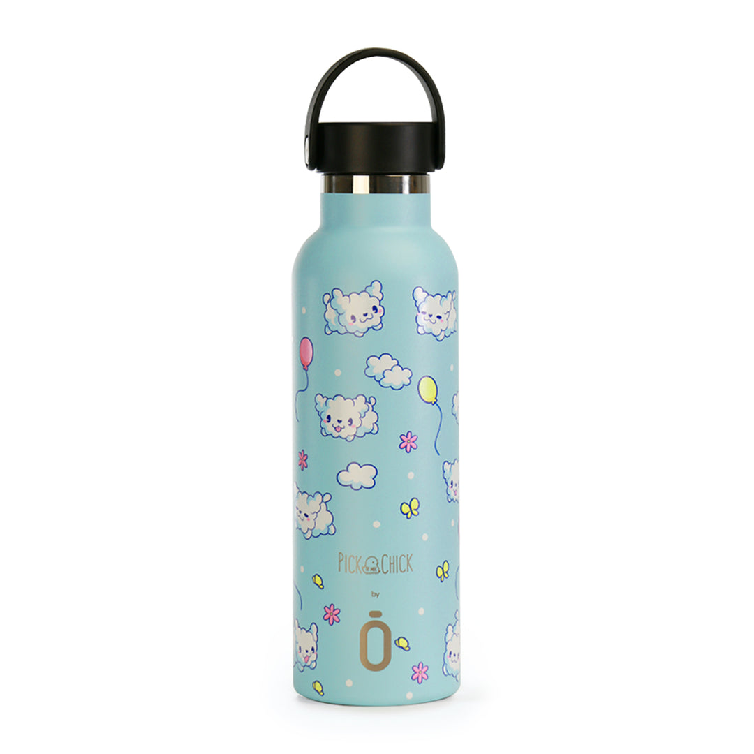 Runbott Pick Chick - Botella Térmica de 0.6L con Interior Cerámico. Kawaii Dogs