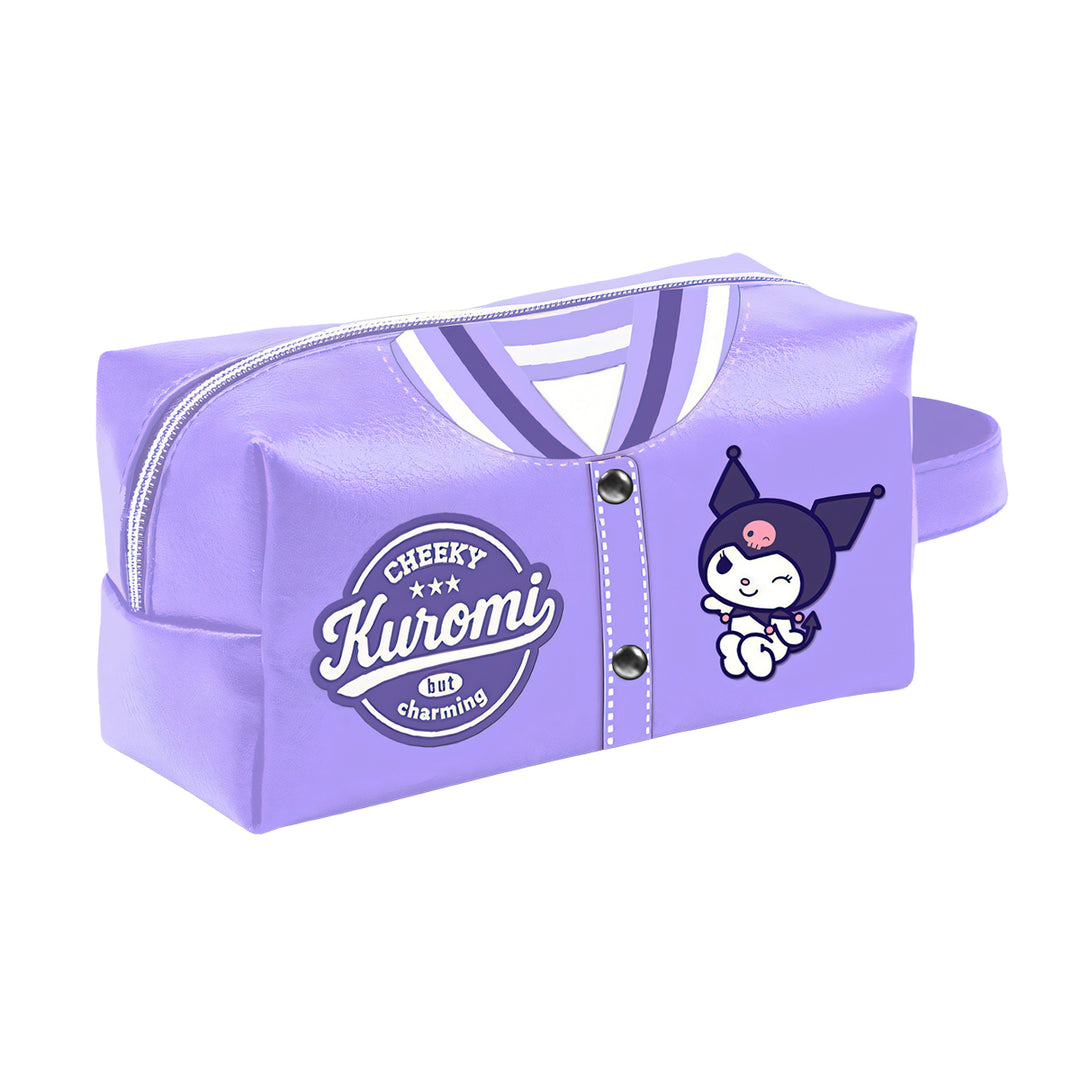 KARACTERMANIA - Neceser de Viaje y Mochila Brick Plus Hello Kitty Kuromi Varsity. Malva
