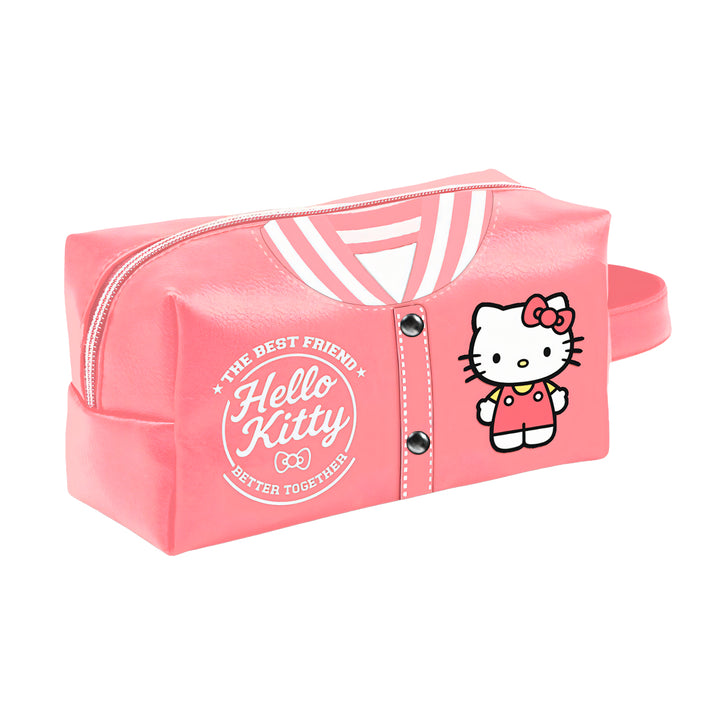 KARACTERMANIA - Neceser de Viaje y Mochila Brick Plus Hello Kitty Varsity. Rosa