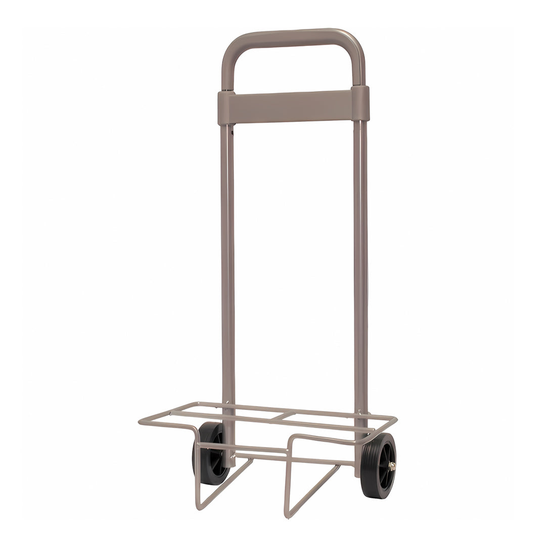 Grafoplás - Carrito Metalico para Mochilas Escolares. Desplegable hasta 91 cm. Color Plata