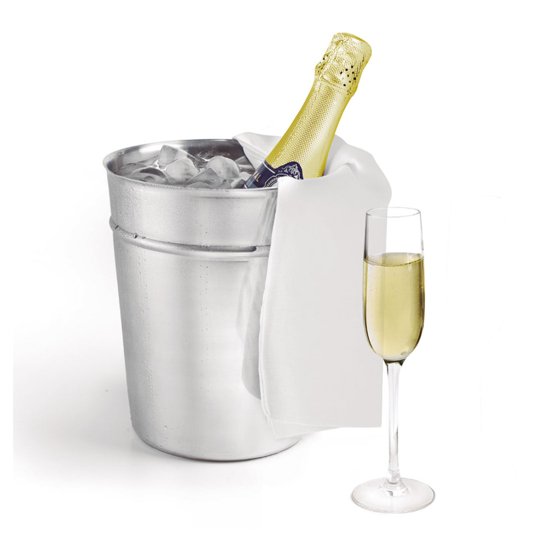 IBILI - Champanera Apilable de 20 cm Modelo Versalles en Acero Inoxidable 201