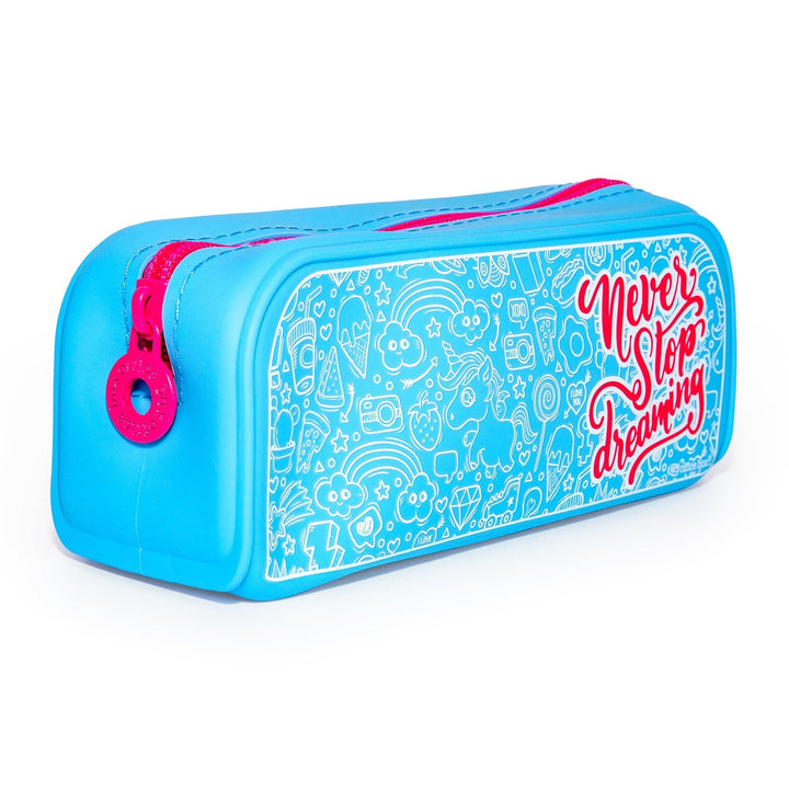 Office Box - Estuche Escolar de Silicona con Tacto Suave. Edición Never Stop Dreaming