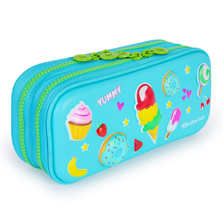 Estuche Doble Cremallera 3D Magic con Cuerpo EVA en Relieve. Modelo Yummy