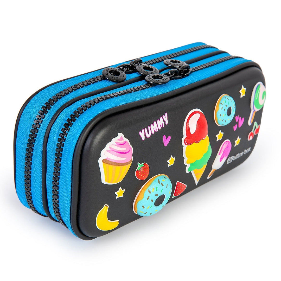 Estuche Doble Cremallera 3D Magic con Cuerpo EVA en Relieve. Modelo Yummy