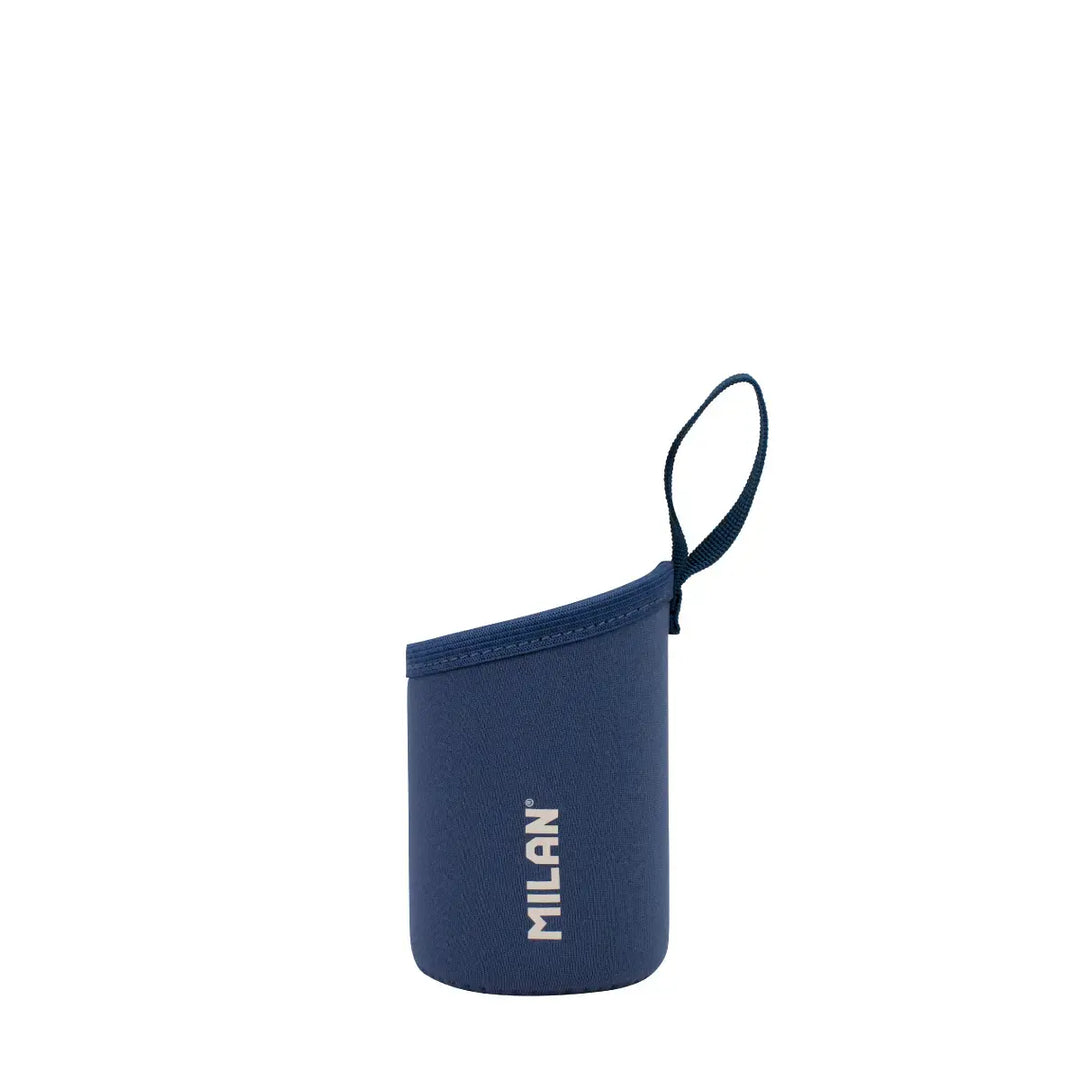 MILAN 1918 - Funda Protectora de Neopreno para Botella Isotérmica de 0.35L Azul