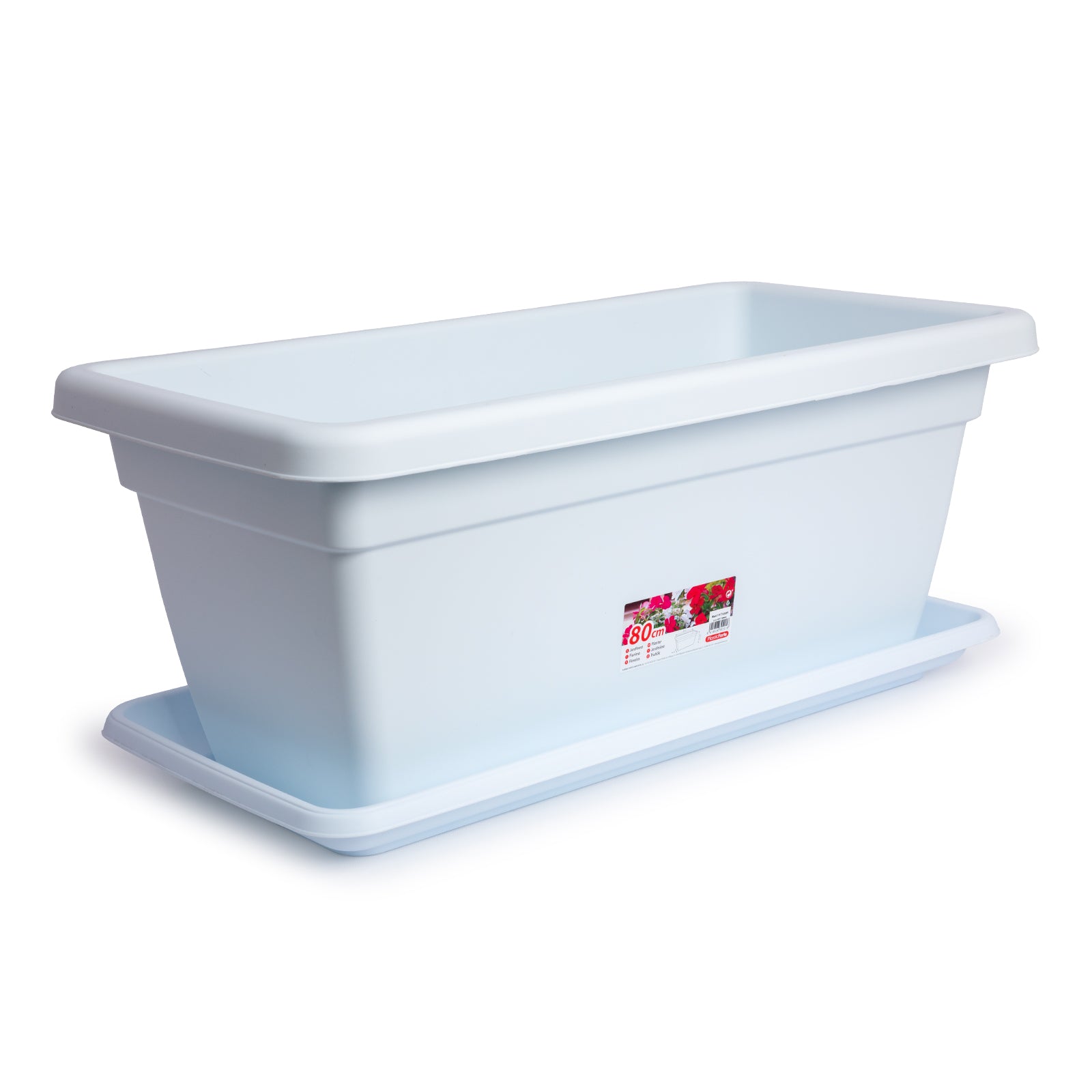 Maceta Rectangular Jardinera Con Soporte 40 Cm - Ideal Para Balcones  Jardineras Exterior, image size:1600x1600