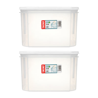 Plastic Forte - Juego De 2 Recipientes Para Cocinar Al Microondas De 1l Y  1.6l Con Válvula con Ofertas en Carrefour