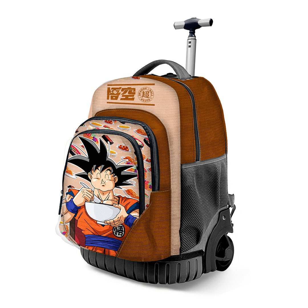KARACTERMANIA - Dragon Ball Goku Foodie Mochila Escolar con Ruedas Trolley GTS FAN