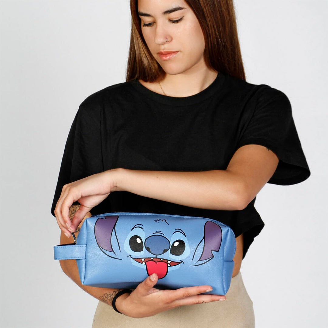 KARACTERMANIA - Nesecer de Viaje Brick Plus Disney Lilo y Stitch Face. Azul